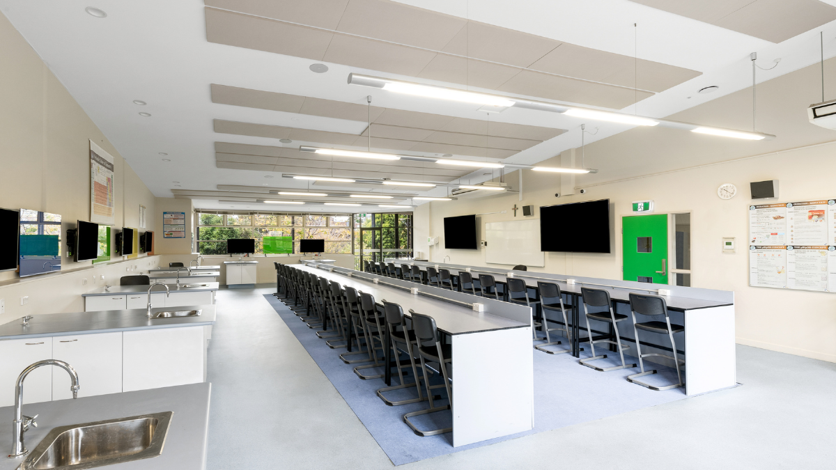 Bespoke College Class and Science Rooms